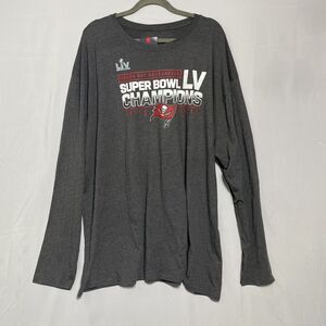 Tampa Bay Buccaneers Fanatics T-Shirt Mens Size 4XL Super Bowl LV  Champions NFL